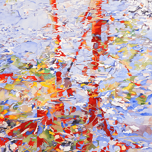 Photo de l'oeuvre Canopée rouge par Jean-Paul Agosti